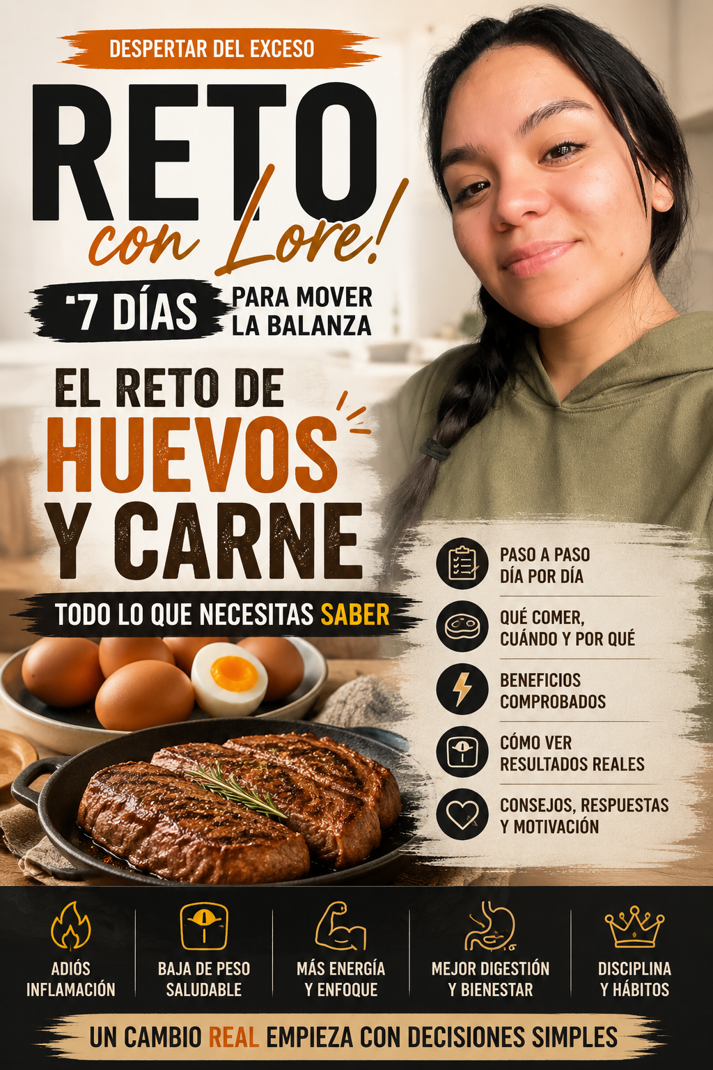 🔥 Reto con Lore: 7 días donde moveremos la balanza ⚖️